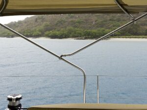 Rainy Prickly Pear shoreline