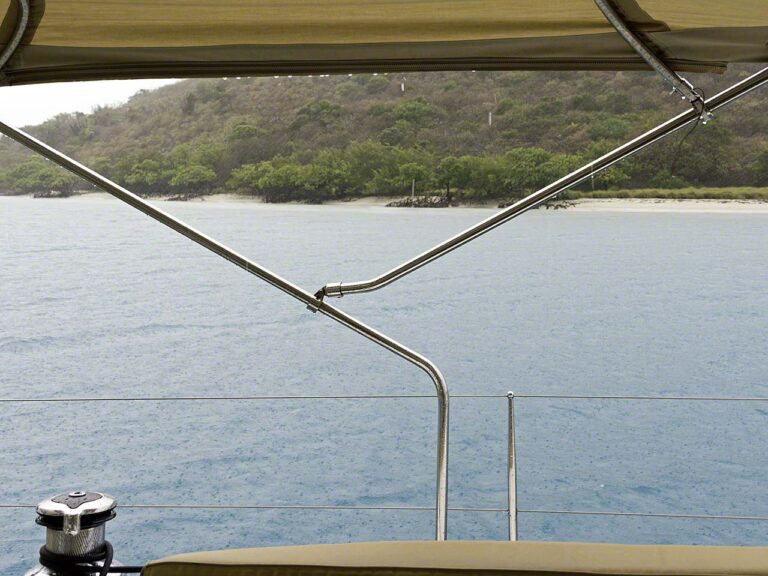 Rainy Prickly Pear shoreline