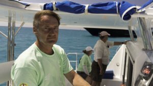 Mark at the Helm