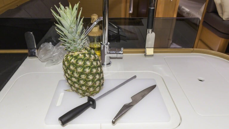 Preparing Pineapple