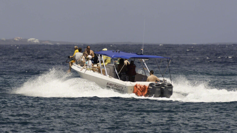 Underpowered excursion boat