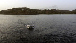 Departing Deep Bay at sunrise