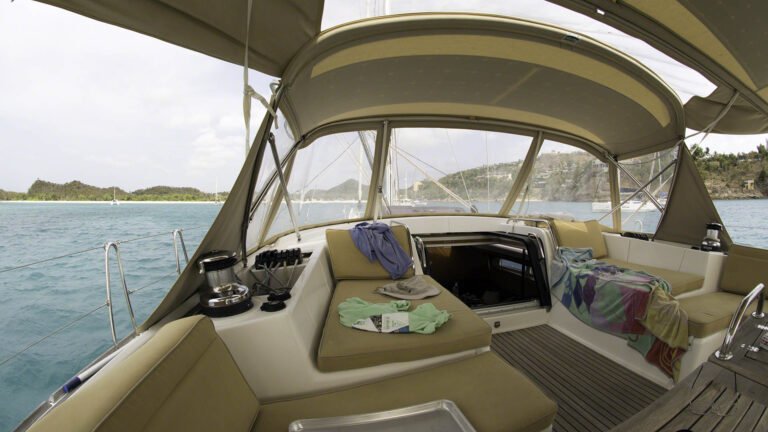 Deep Bay anchorage on Zanshin