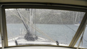 Rainshowers after a long drought