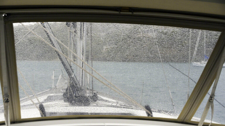 Rainshowers after a long drought