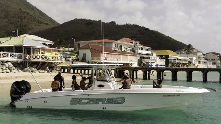 Powerboats at Grand Case