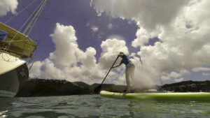 Nick on the Paddleboard