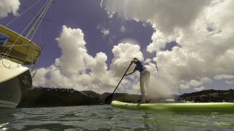 Nick on the Paddleboard