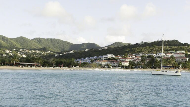 A calm anchorage situated between Grand Case and Marigot in St. Martin