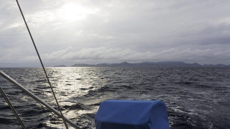 Cloudy day in the Caribbean