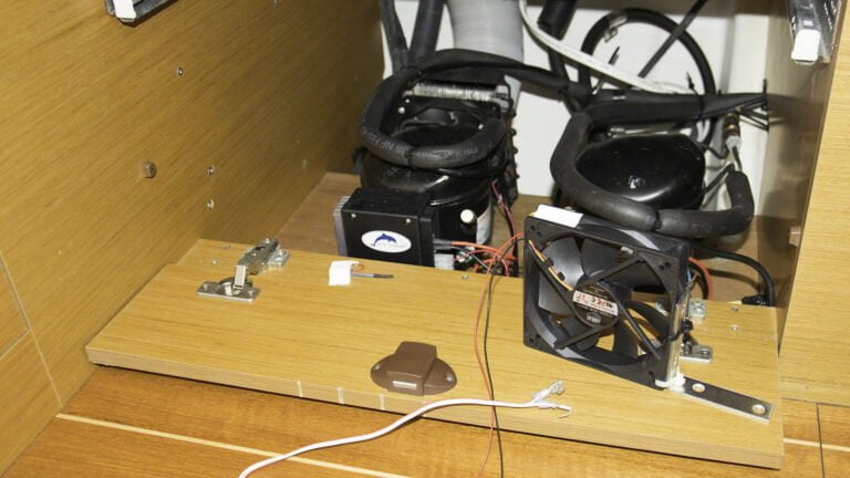 I've added an additional fan in the area where both compressors are located to ensure adequate airflow and hopefully increase the efficiency of both devices.