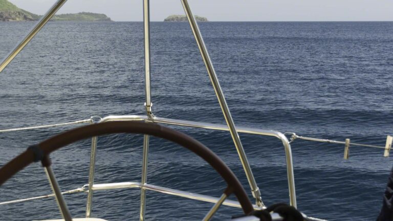 While this doesn't look like much, the ferry wake is quite nasty and slammed my boat, seriously rolled smaller boats and washed water all the way to the top of the beach. By the time the wake arrives, the boat causing it is long gone.