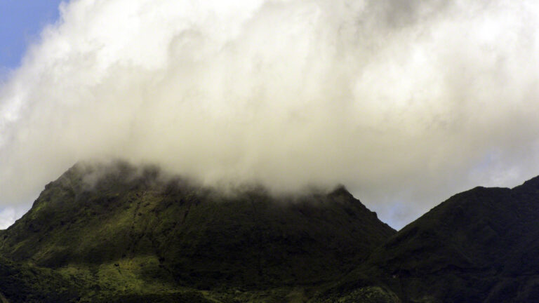 Clouds in the hills of Basse Terre
