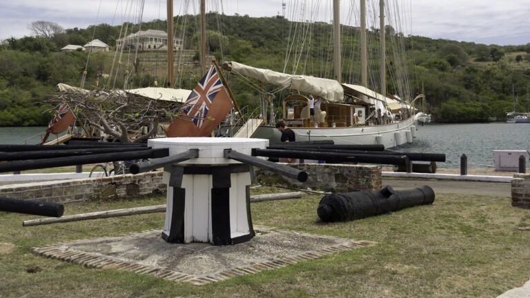 A capstan used to careen boats