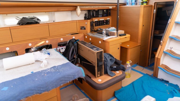 Construction site aboard