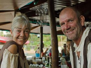 Michael Beans inaugural show at Leverick Bay