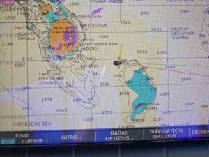 Chartplotter view