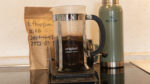 Coffee steeping in French Press