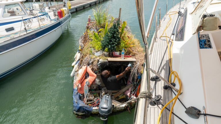 Gregory the produce seller tied up to Zanshin