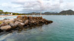 View of the Rodney Bay from The Landings beach