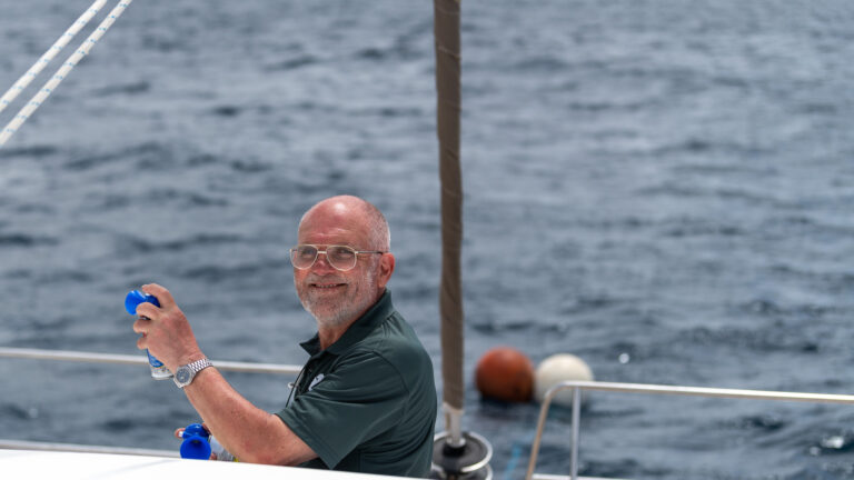 Neil tooting the horns