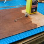 light oiling on leather surface