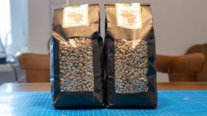 Green coffee beans Ethiopia Sidamo