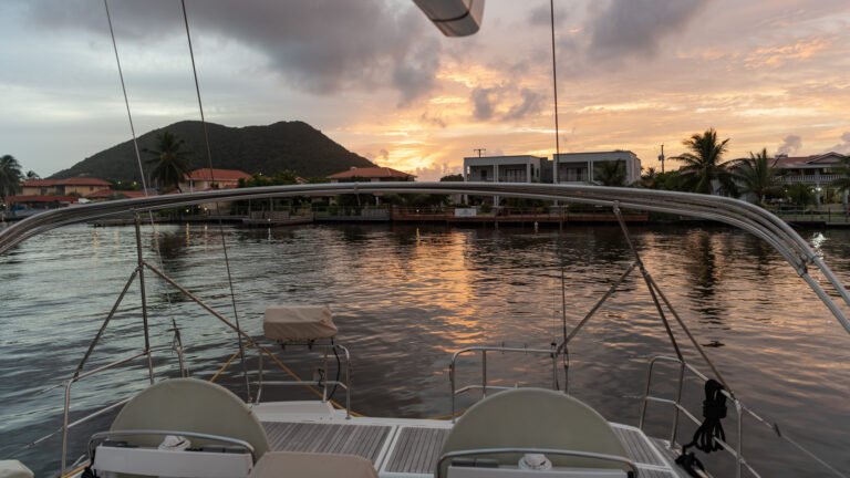 Rodney Bay Marina Sunset