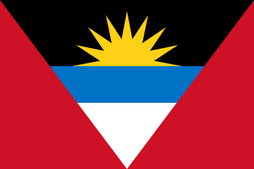 Antigua & Barbuda Country Flag