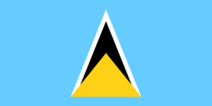 St. Lucia Country Flag