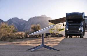 Starlink RV antenna for home office in the Caribbean