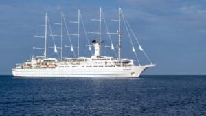 Club Med II anchored