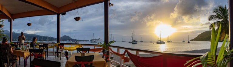 Sunset at the Purple Turtle