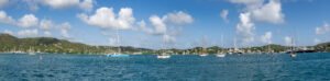 Falmouth anchorage panorama