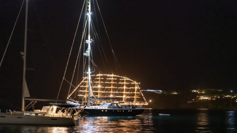 Star Clipper at night
