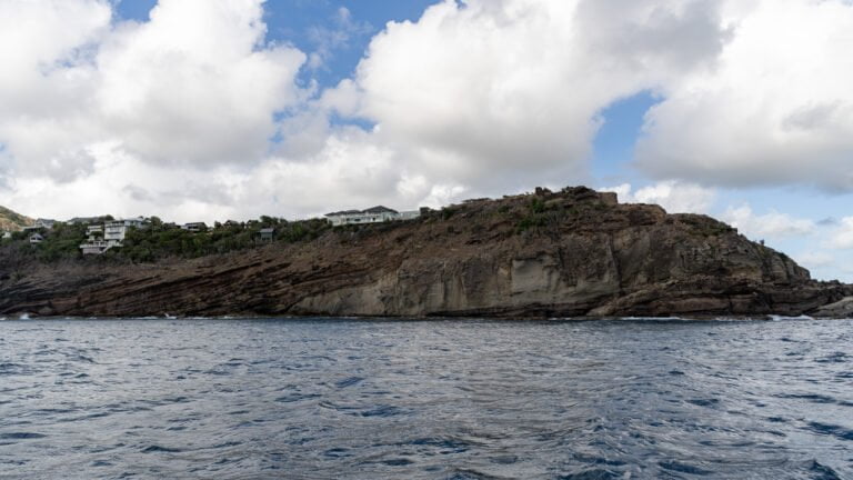 Falmouth cliffisde houses