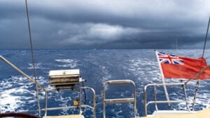 Antigua to St. Barths and a storm front