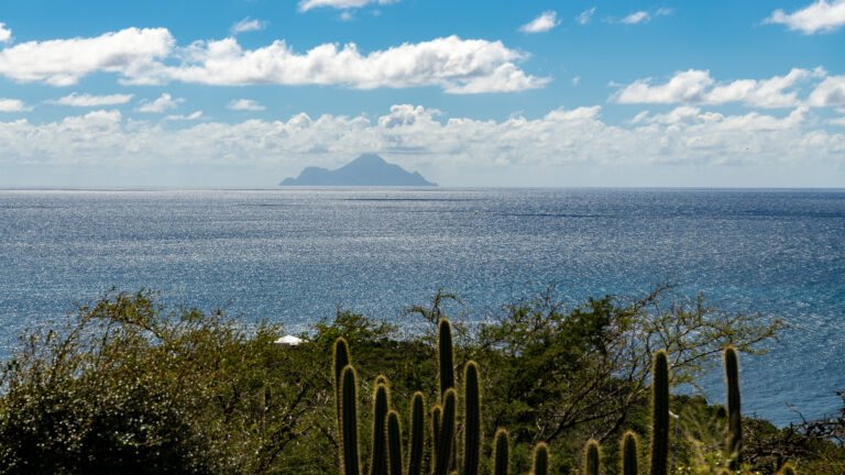 Saba in the distance