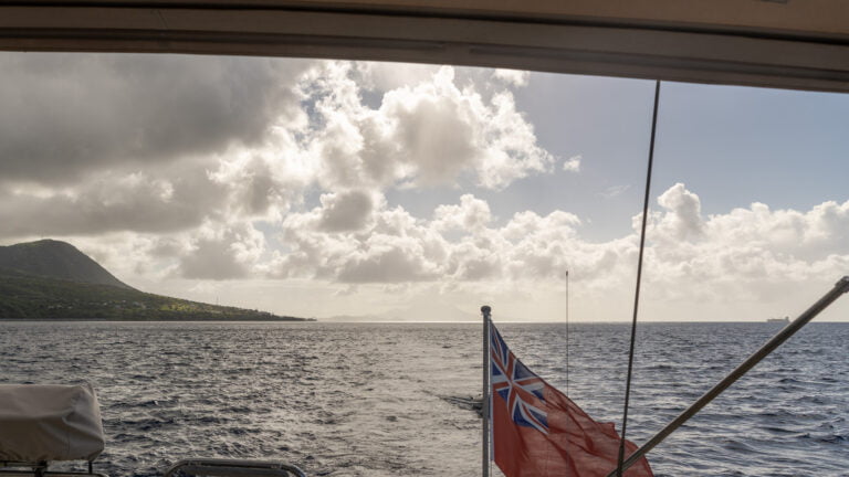 Departing St. Kitts