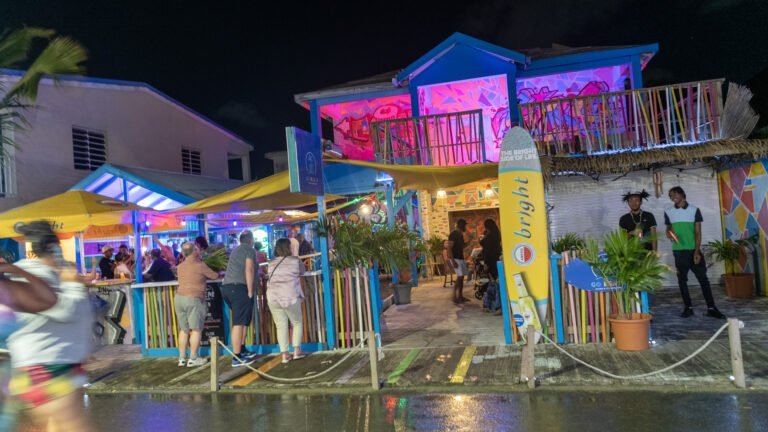 Tuesday street fest in Grand Case