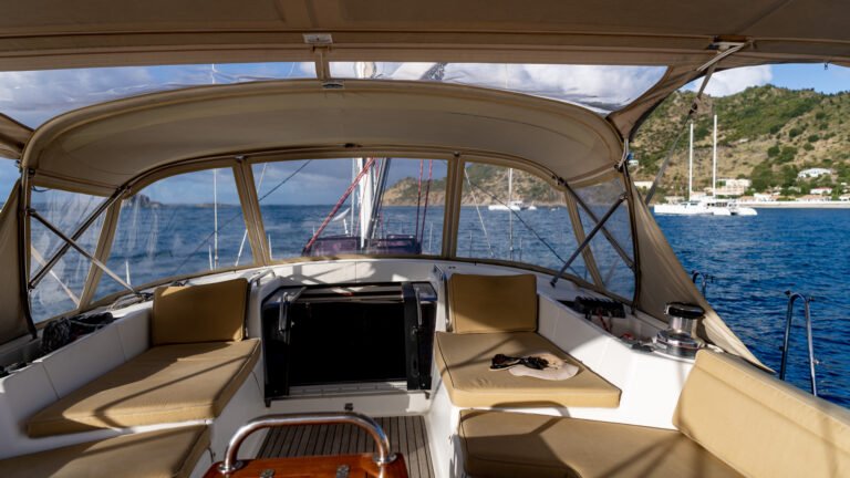 Wind from the north in Grand Case