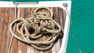 Dock line fouled my anchor