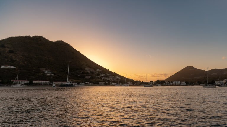 Sunrise on Mardi Gras in Grand Case