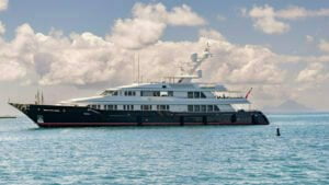 Mary A. entering the lagoon