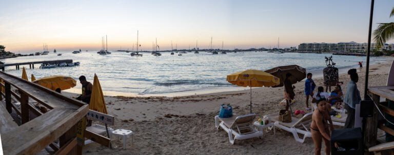 Buccanneers Bar beach on an even slower Sunday