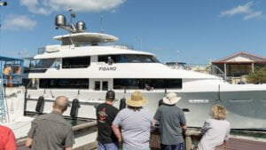 Figaro entering the lagoon