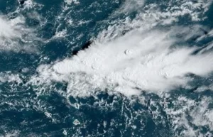 Satellite image of weather