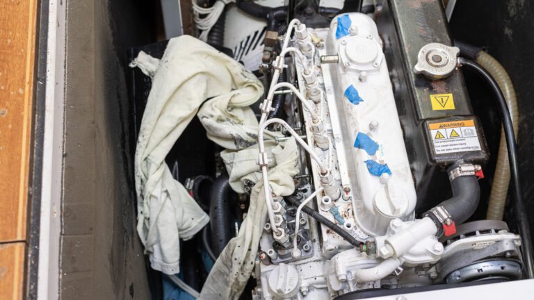 Working on the genset on a Home office work day