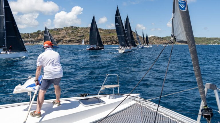 Approaching the start line