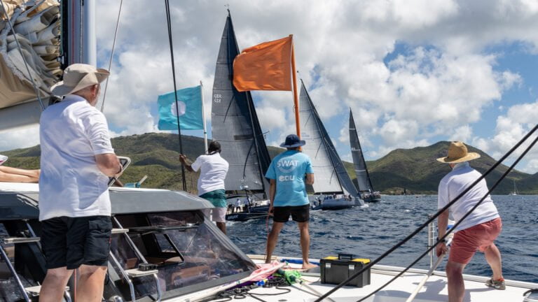 CSA1 Starting on Antigua Sailing Week Day 2